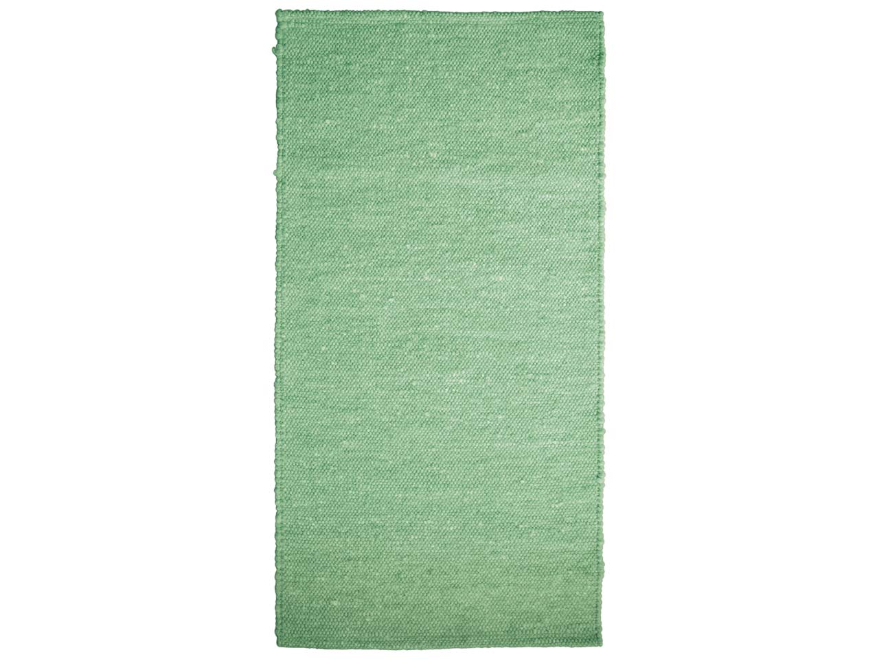 Schurwollteppich "Granada" 70 x 140 cm, smaragd