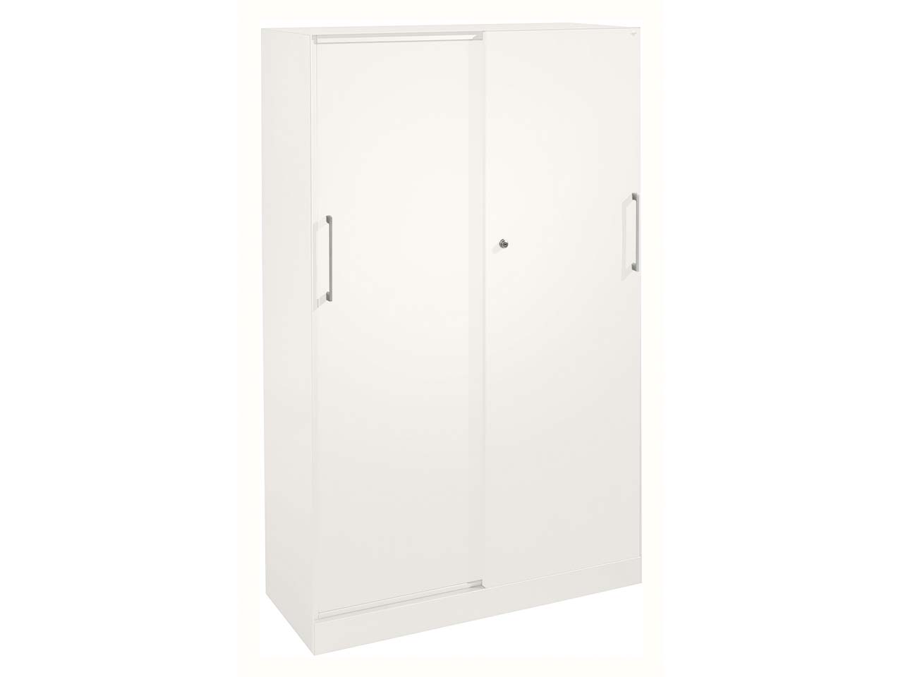 Schiebetürenschrank "Pureness", Höhe 163,5 cm  (BxT) 100 x 43,5, weiß