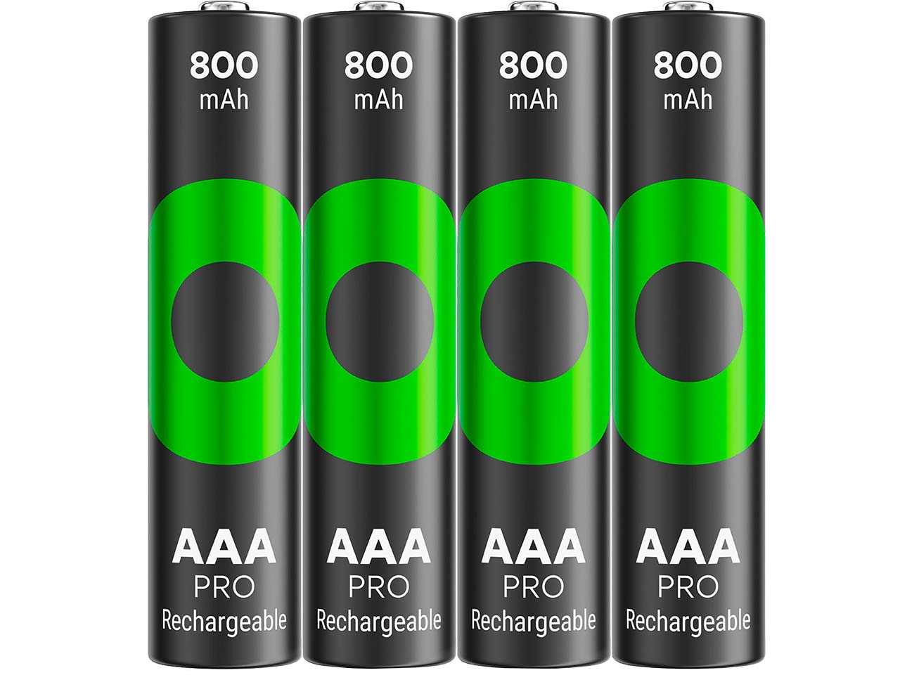 4er-Pack GP Battery Ready-to-use Akku 'ReCyko+ Pro' Micro AAA, 1,2V, 800 mAh