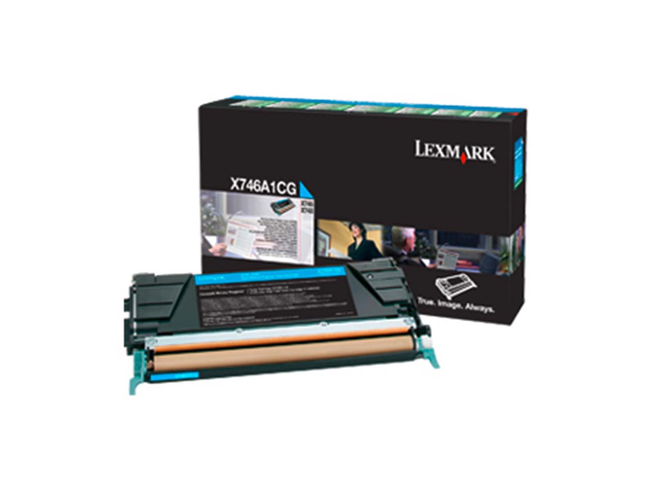 Lexmark Druckkassette X746A1CG cyan