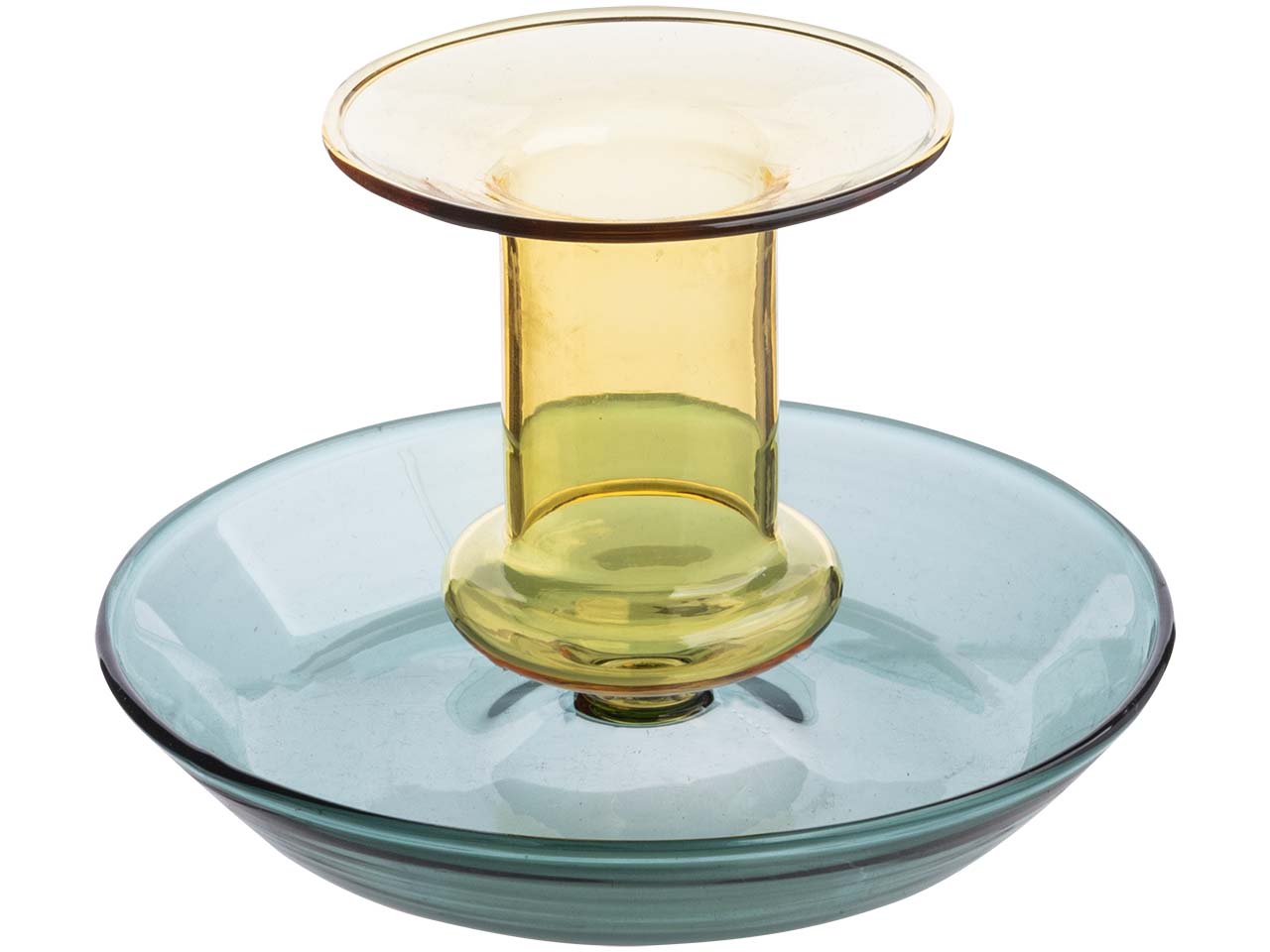 tranquillo Kerzenständer "GREEN RAINBOW" Ø 10, Höhe 6,8 cm