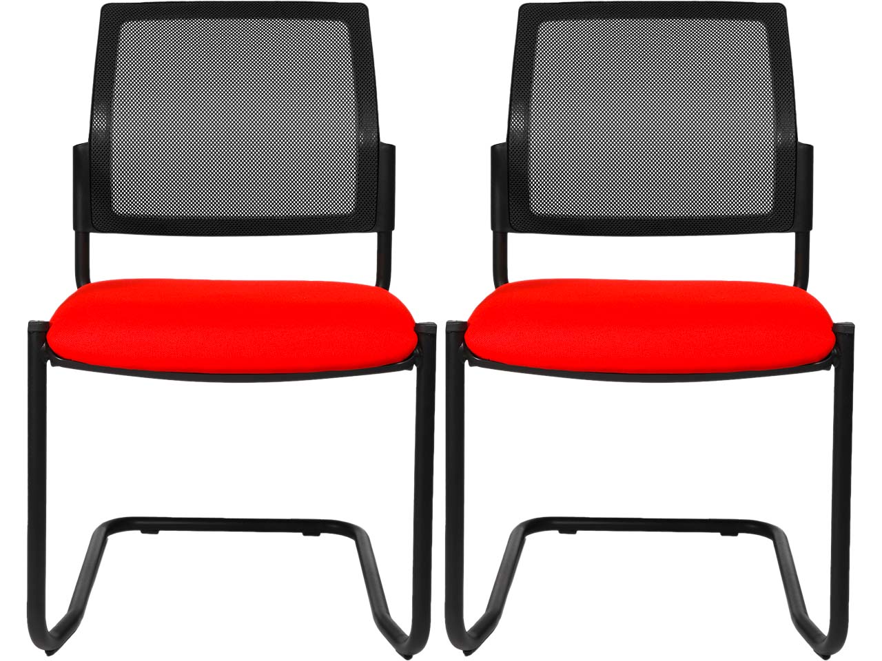 Topstar Freischwinger "BtoB 20" Netzrücken rot, 2 Stk.