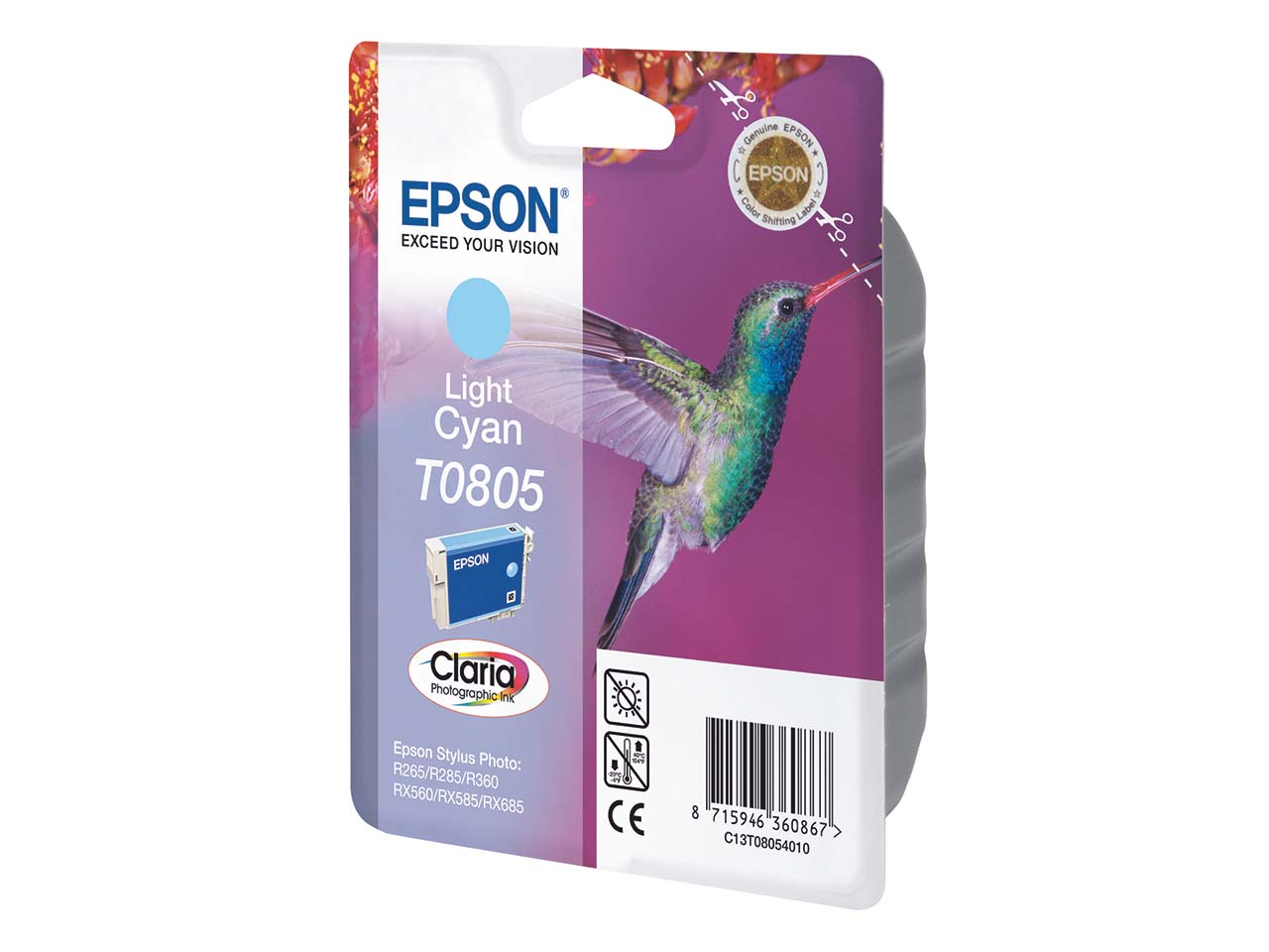 Epson Tintenpatrone T080540 lightcyan