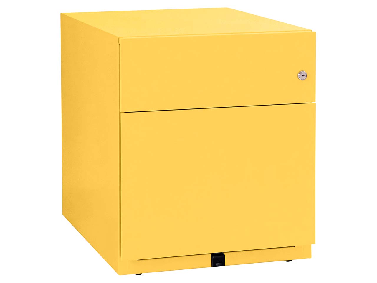 BISLEY Rollcontainer "Note" 1 Schublade, 1 HR T 56,5 cm zinkgelb
