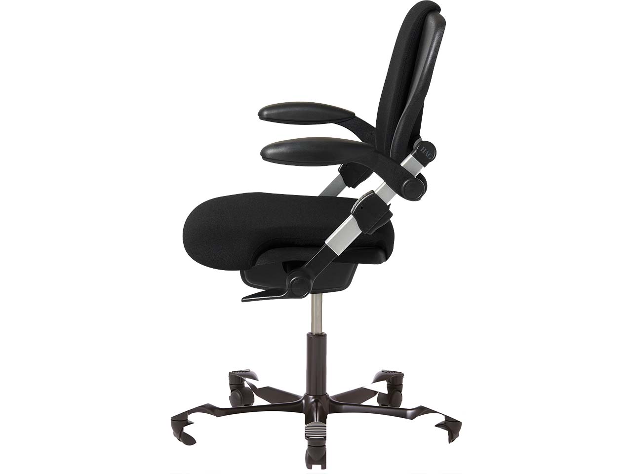 HAG Bürodrehstuhl "H03 340" Gestell: schwarz, Stoff: Cura black