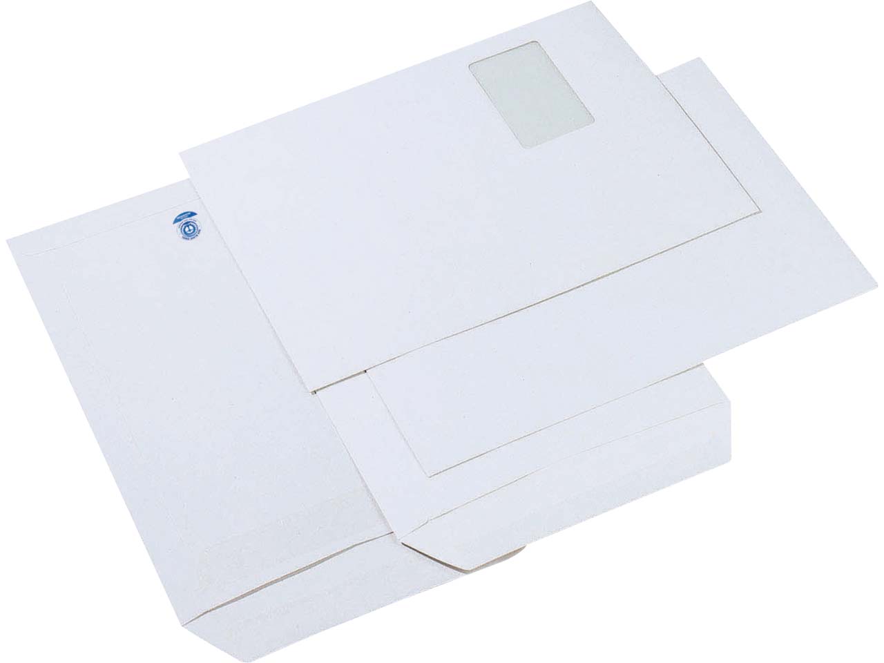 25 C4 Versandtaschen Recycling weiß HK m.F. 120g