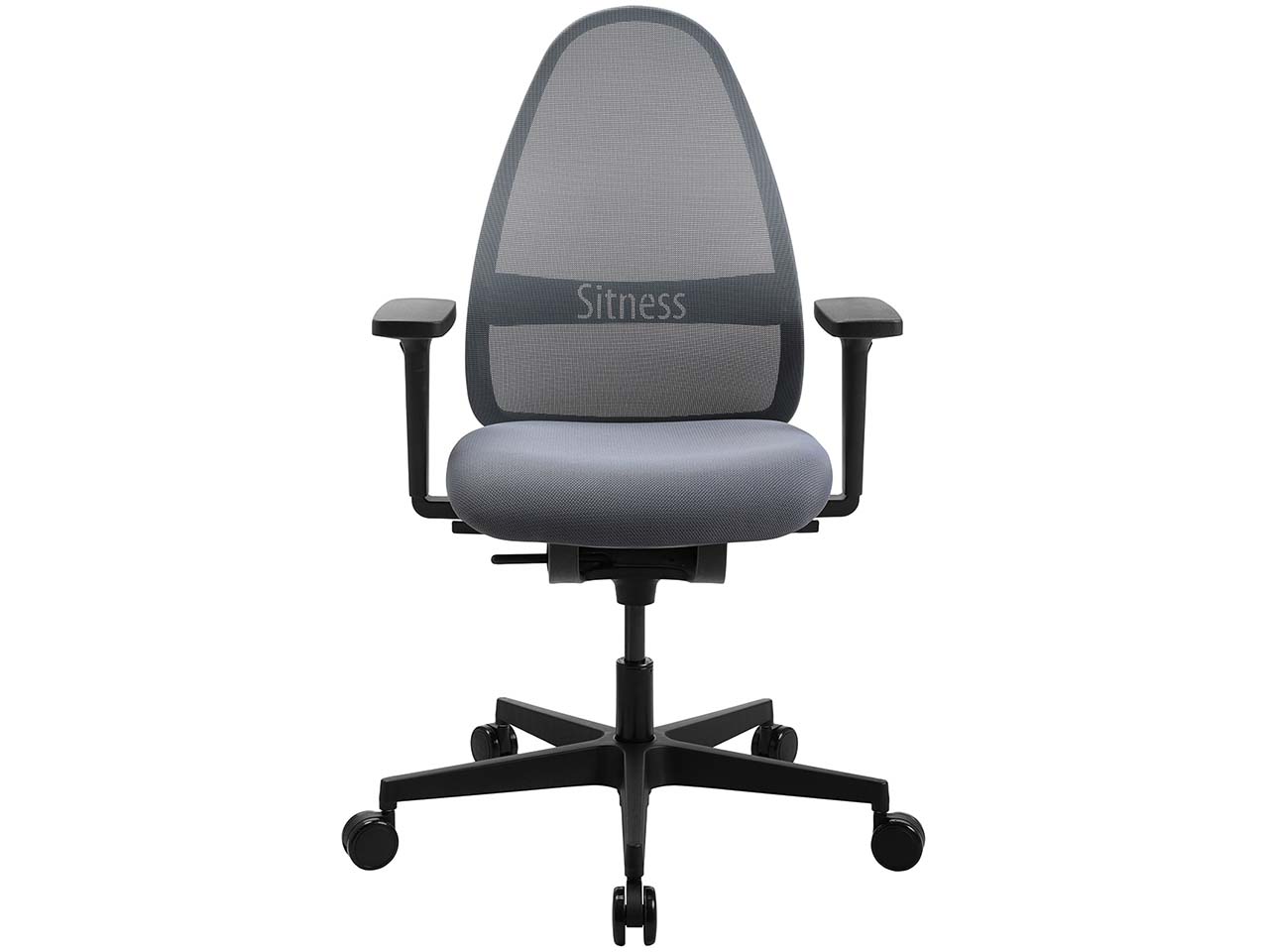 Topstar Bürodrehstuhl 'Soft Sitness Art' mit Armlehnen, grau