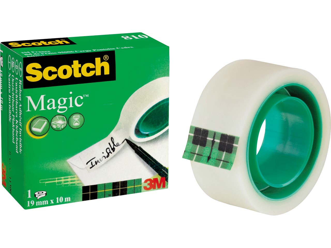 Scotch Magic Klebeband '810' 19mmx10m unsichtbar