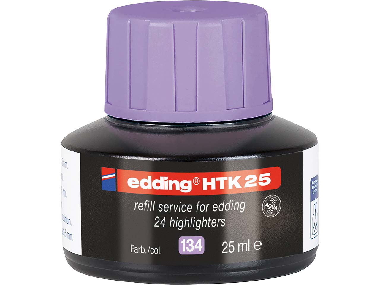 edding Nachfülltinte "HTK 25" für Textmarker, pastellviolet