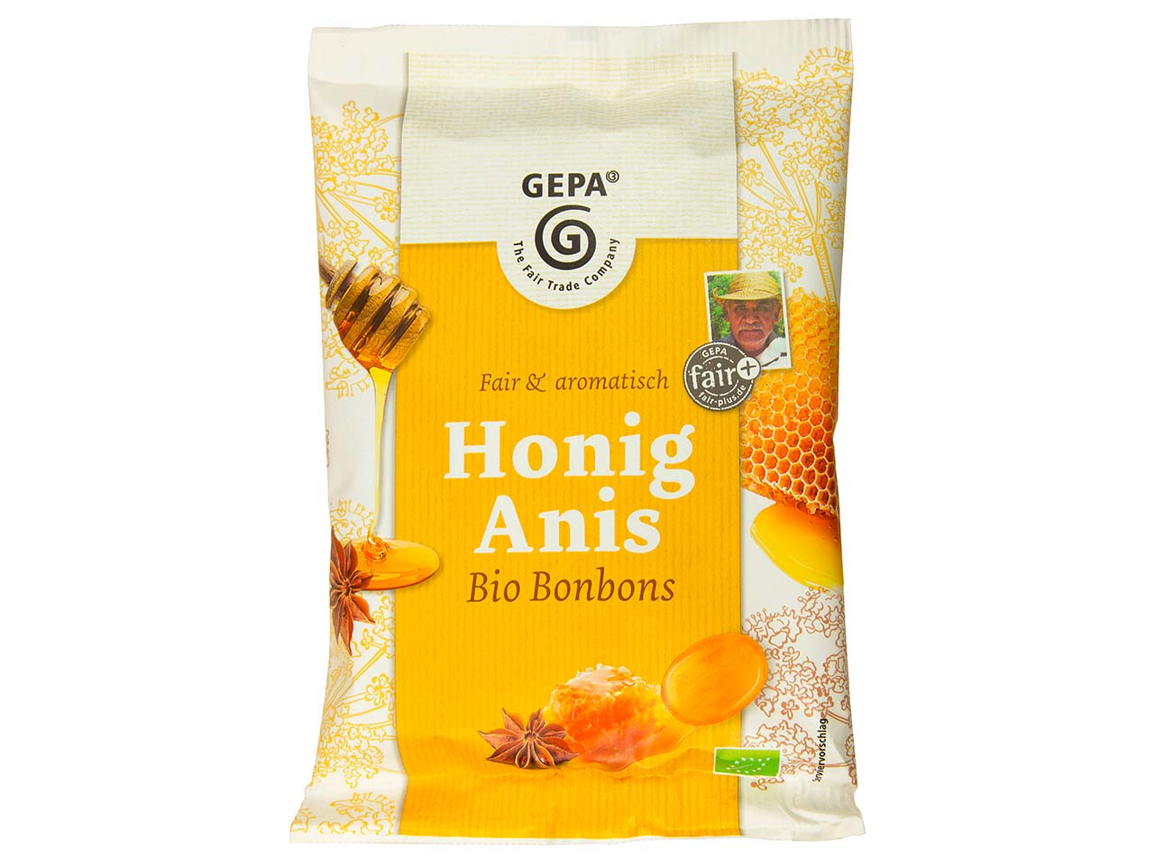 GEPA Bio-Bonbons "Honig Anis" 100 g