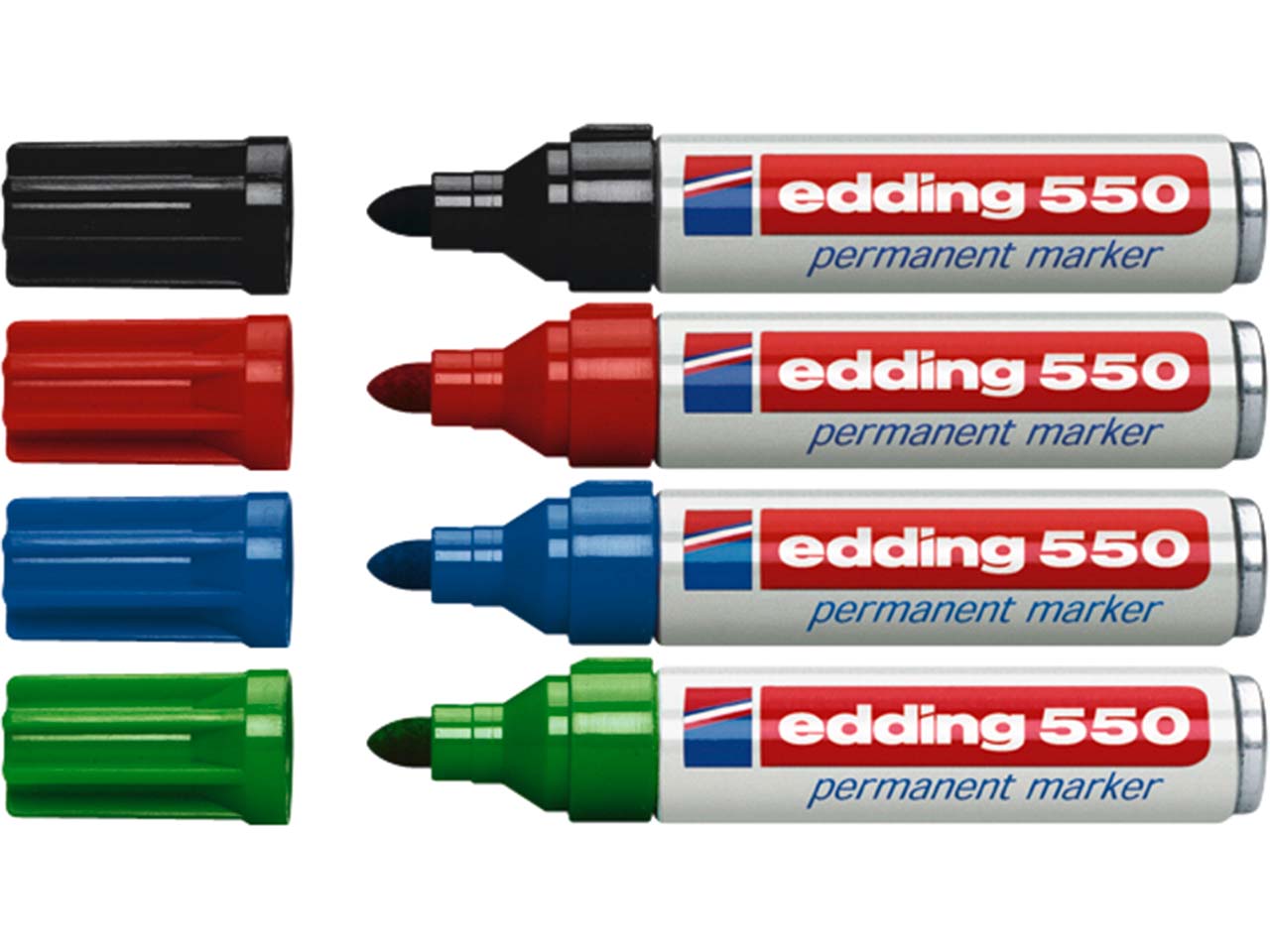 4 edding Permanetmarker "550" sortierte Farben