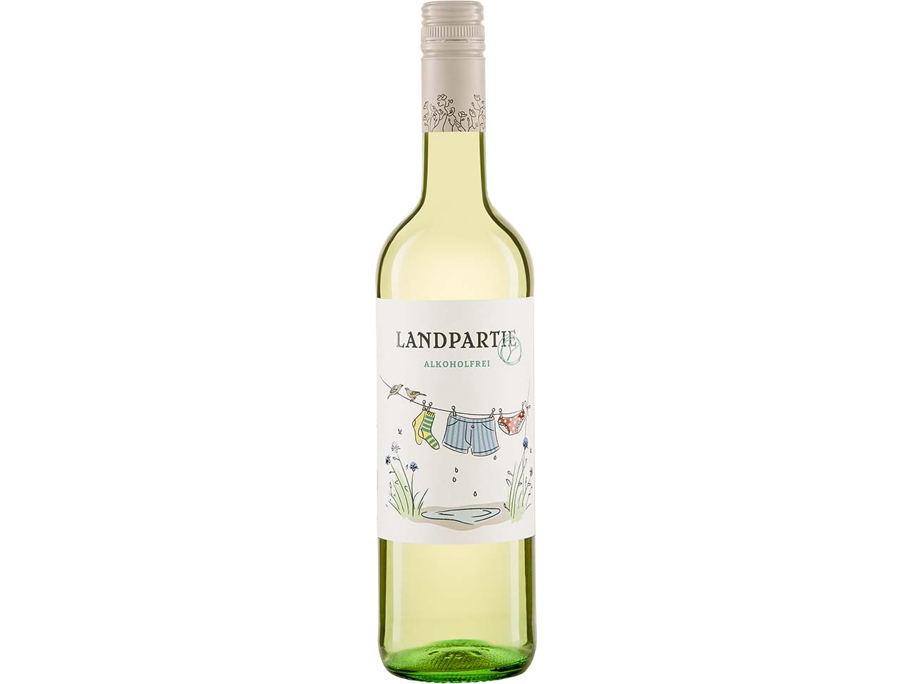 Alkoholfreie Weißweinalternative 'Landparty' 0,75 l