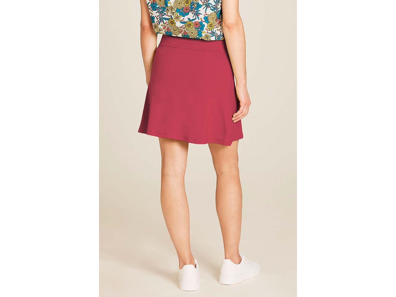 tranquillo Bio-Damen-Mini-Rock mit Kellerfalten, anemone, Gr. S
