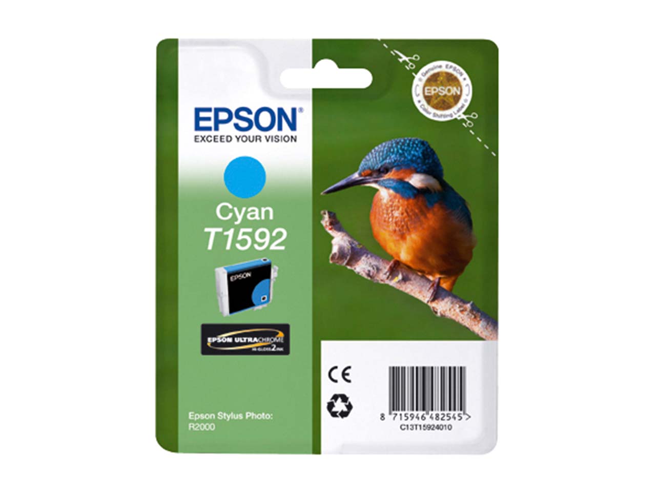 Epson Tintenpatrone T1592 cyan