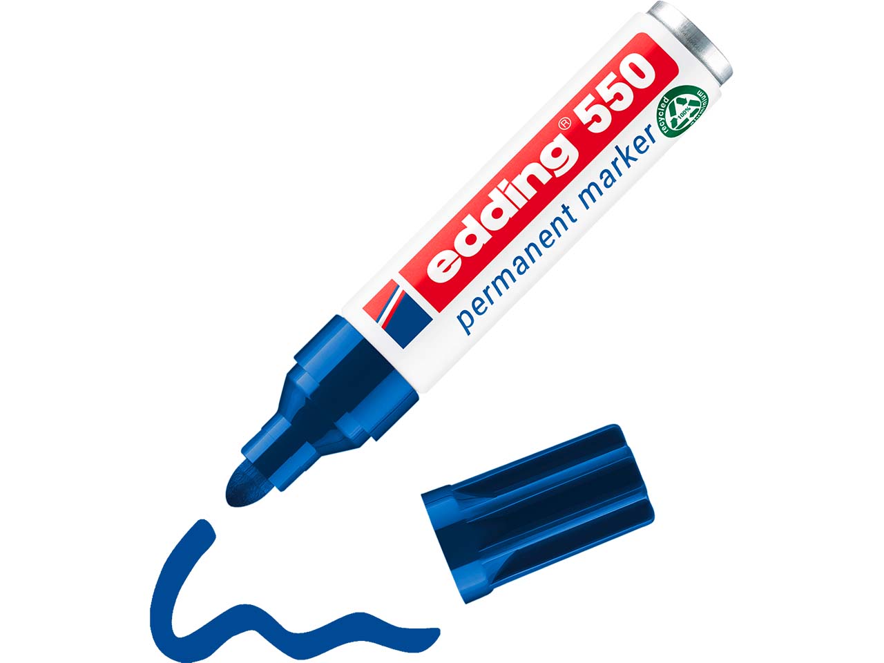 edding Permanetmarker "550" blau