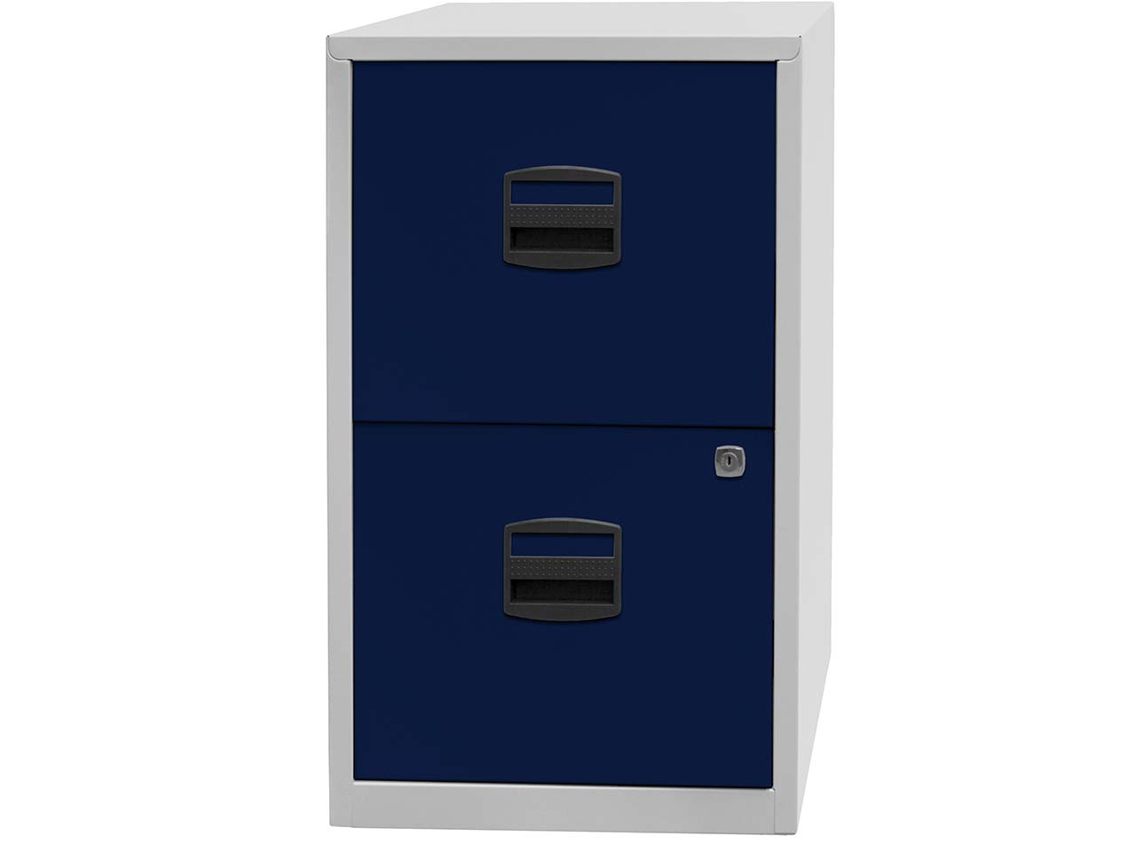 Bisley Home Container mit 2 HR Schübe grau/blau