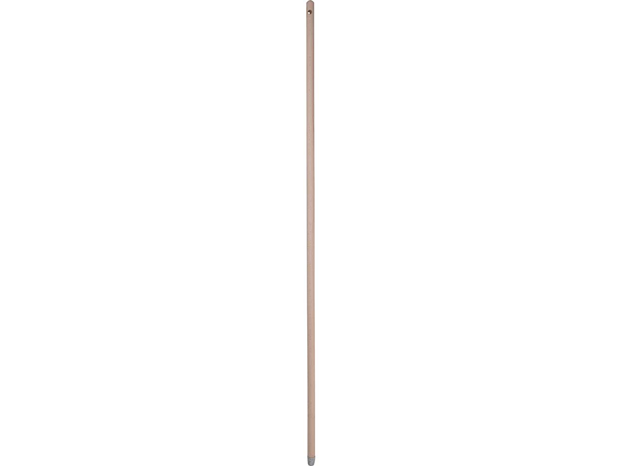 Besenstiel aus Holz, FSC-zertifiziert, mit Gewinde und Aufhängeloch, 140 cm