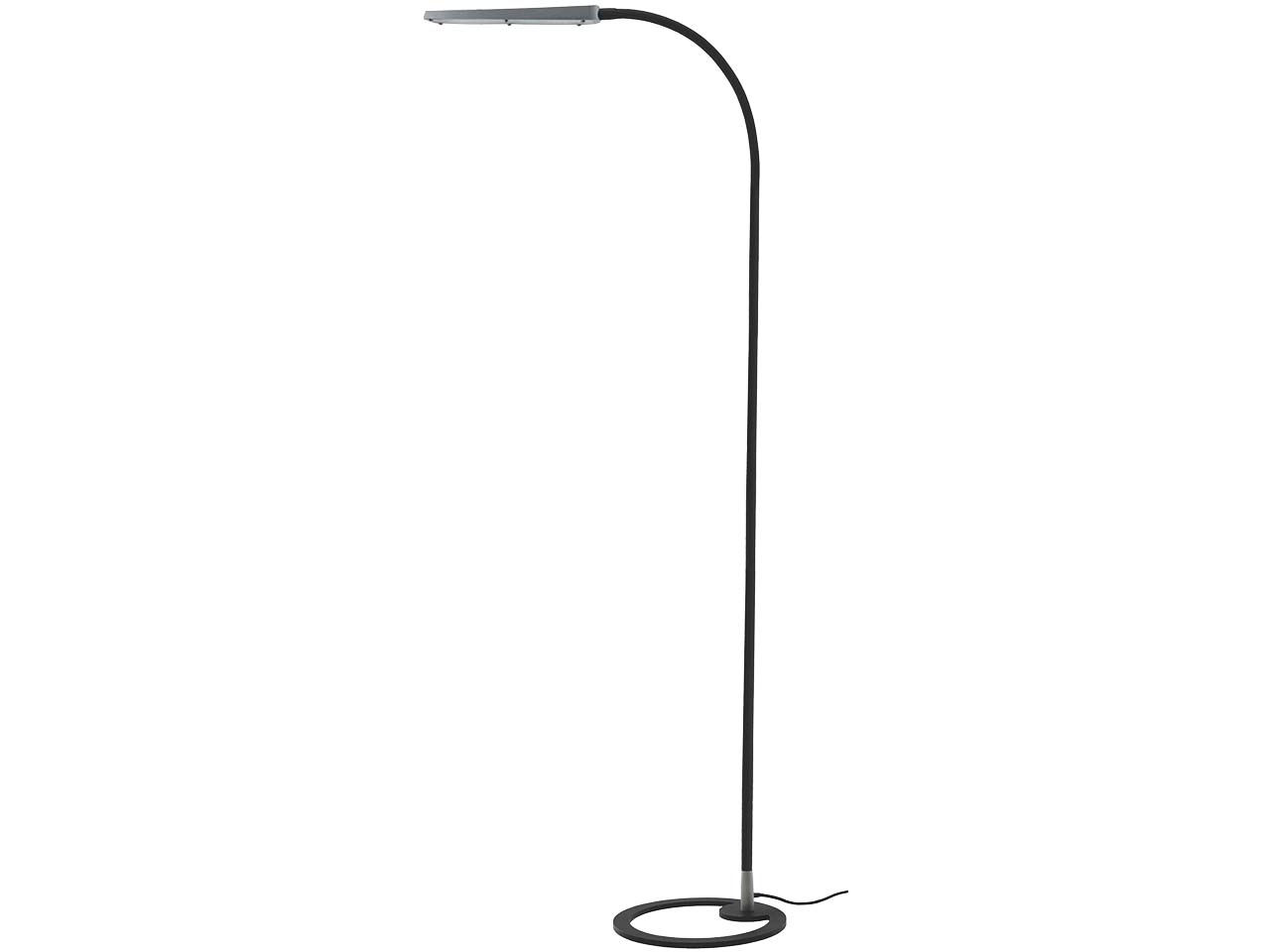Bauer & Böcker LED-Stehleuchte "Comet" meteorite/silver