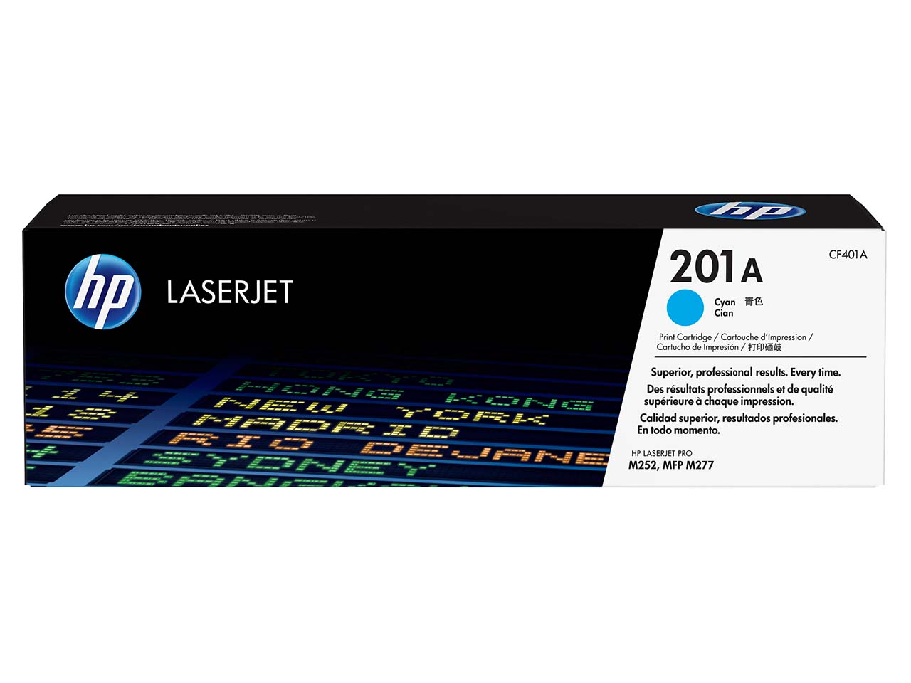 hp Druckkassette CF401A, Nr. 201A cyan