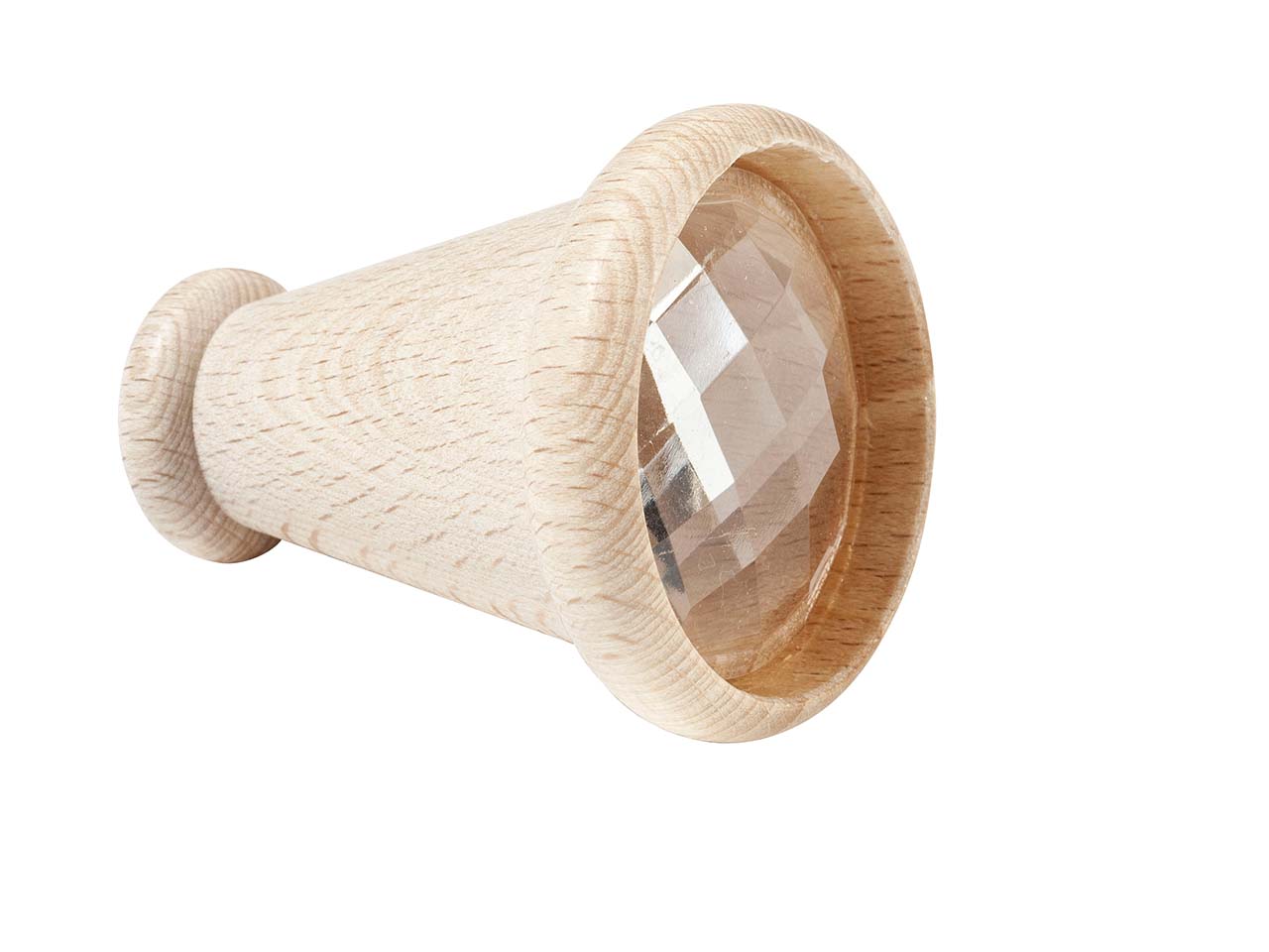 Facettenauge aus Holz natur