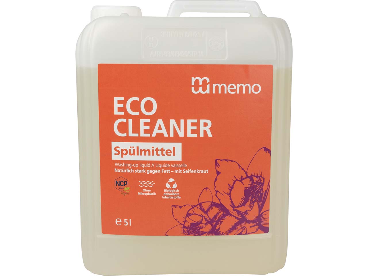 memo Spülmittel 'ECO CLEANER', 5 l