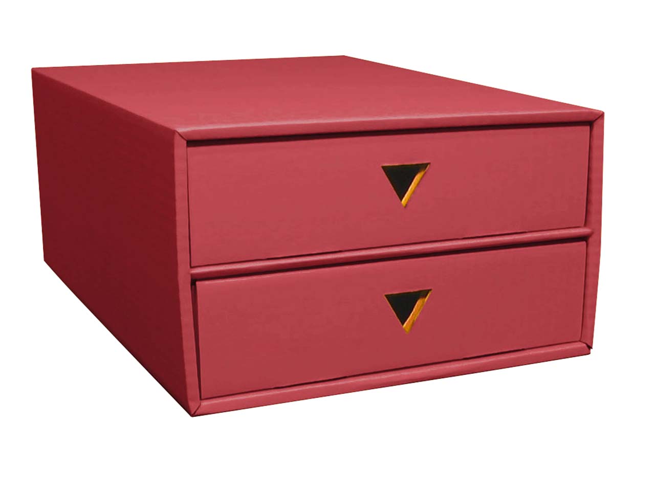 Schubboard A4 mit 2 Schüben rot