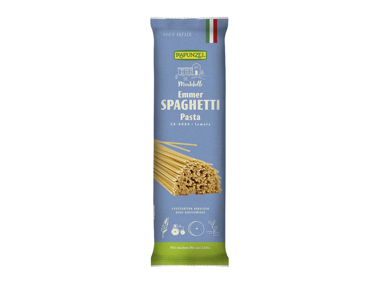 RAPUNZEL Bio-Emmer-Spaghetti "Semola", 500 g