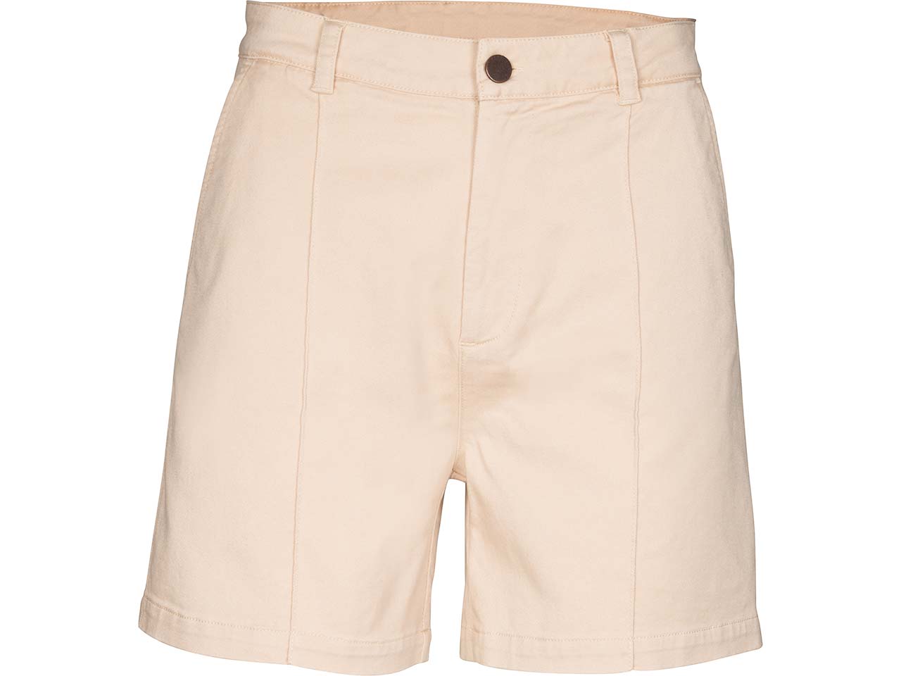 ORGANICATION Bio-Damen-Short High Waist, stone, Gr. S