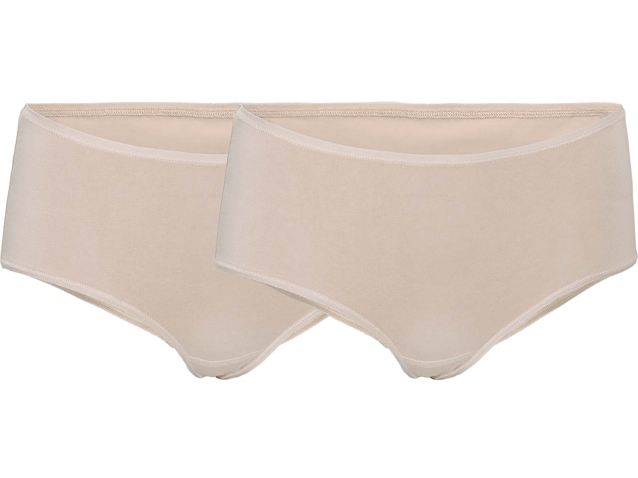 Living Crafts 2er-Pack Bio-Damen-Panty 'TANDY' mit Spitze, powder, Gr. XL
