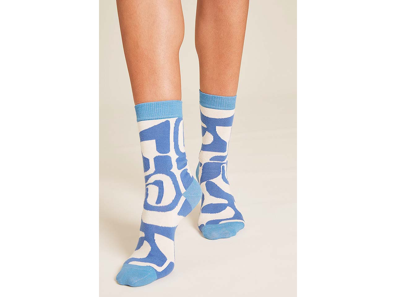 tranquillo Bio-Socken "MAZE", marina, Gr. 35/38