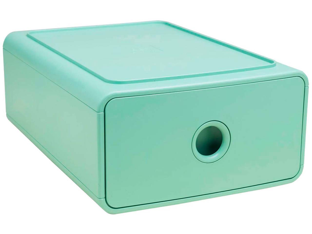 Exacompta Ablagemodul "Tiny Box AutentiK" DIN A5+, 1 stapelbare SL, salbei