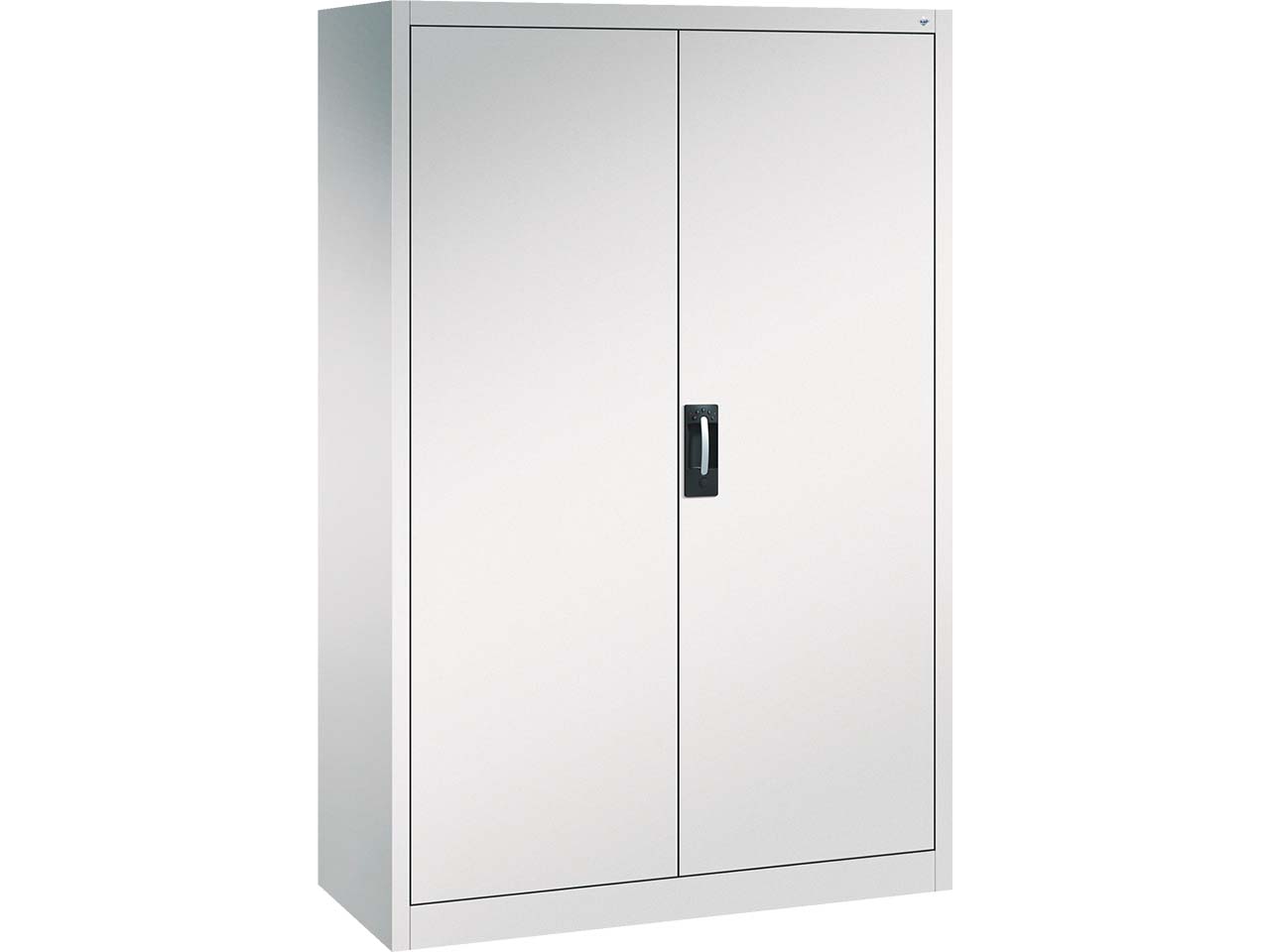 C+P Büroschrank Acurado, H1950xB1200xT500mm, Lichtgrau/Lichtgrau