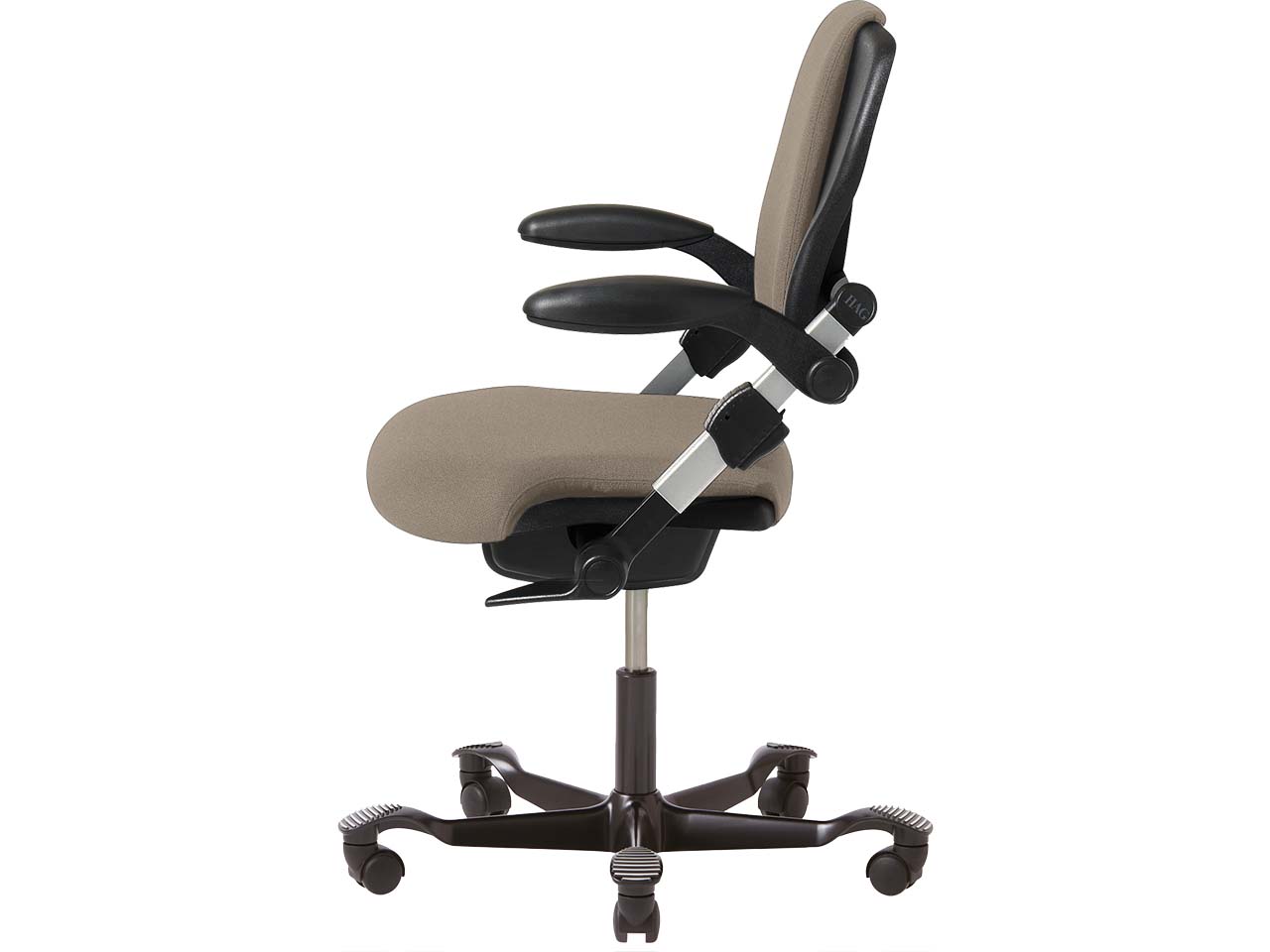 HAG Bürodrehstuhl "H03 340" Gestell: schwarz, Stoff: Select beige