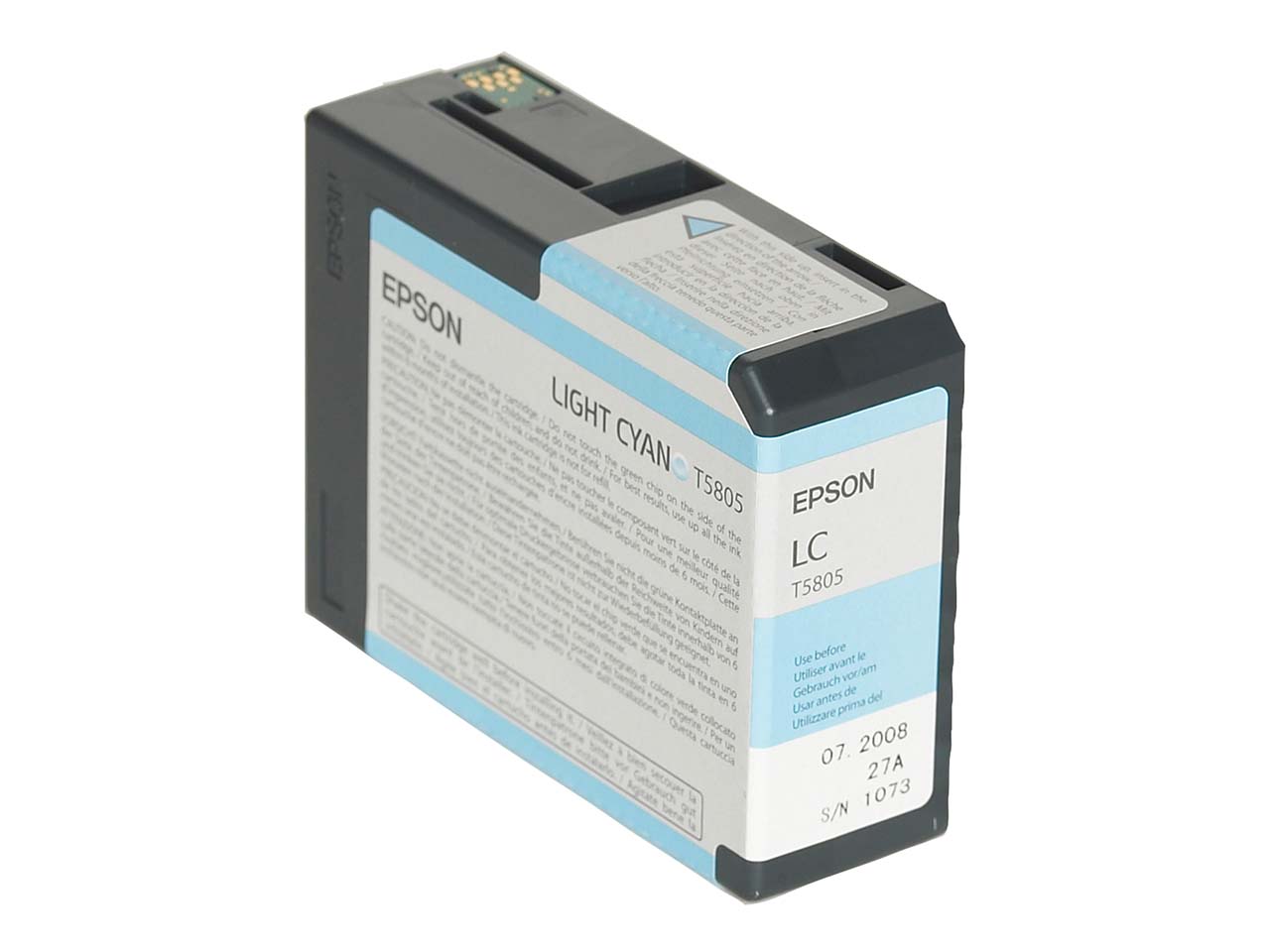 Epson Tintenpatrone T5805 hell cyan