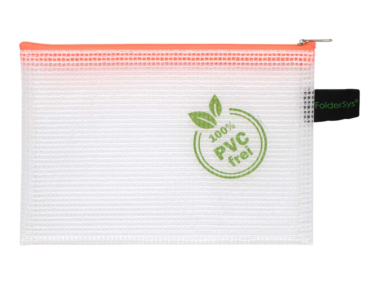 FolderSys Reißverschlussbeutel DIN A6, orange