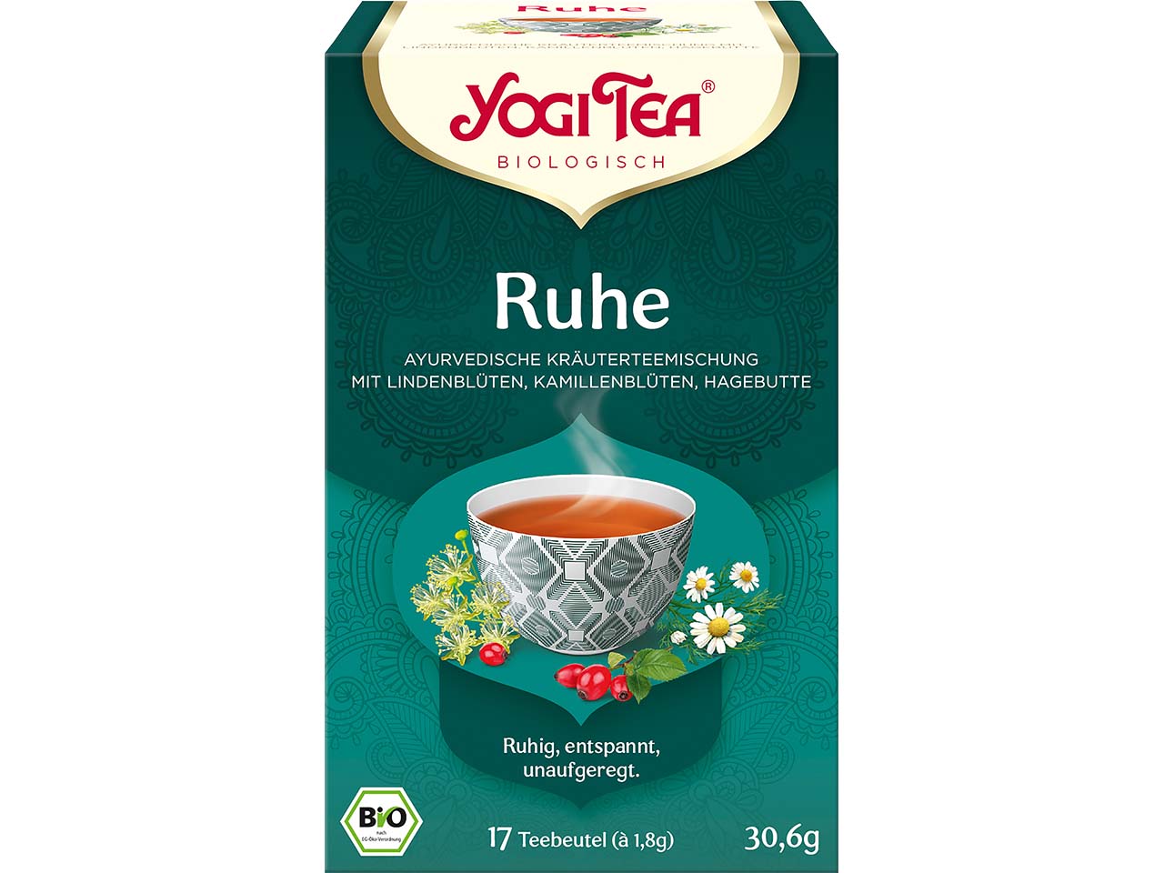 YOGI TEA Bio-Kräutertee "Ruhe", 30,6 g