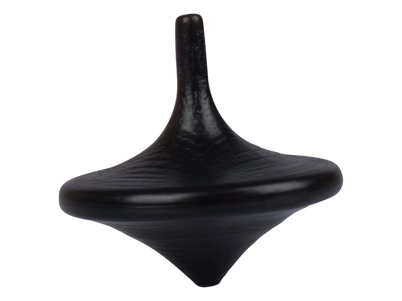 Holz-Kreisel schwarz aus Buchenholz 35mm Durchmesser, FSC-zertifiziert