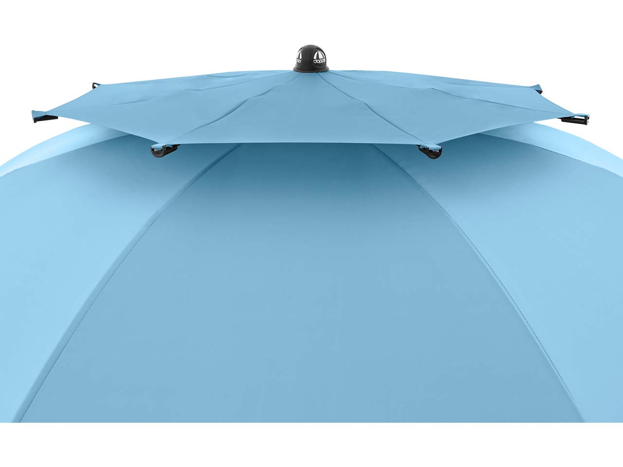 doppler Sonnenschirm "GS WINDPROFI NEO" mit Tragetasche Ø 200 cm, blau