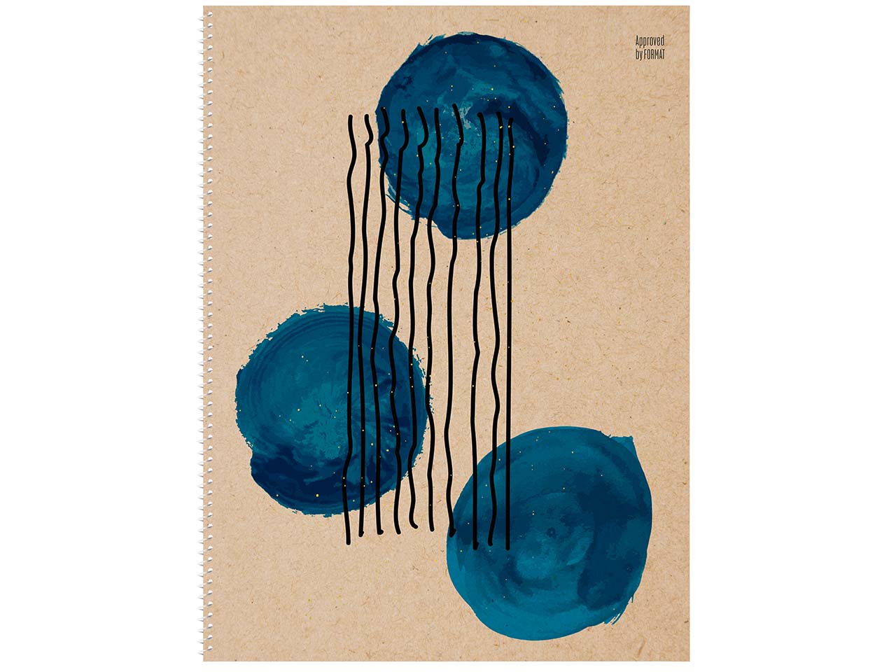 Staufen Collegeblock DIN A4 aus Recyclingpapier 80 Blatt, 90 g/m², dotted