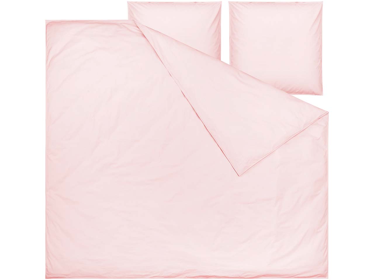 MELA Bio-Bettwäsche 'BHANU' aus Perkal, 3-tlg., 240 x 220/80 x 80 cm, berry blush