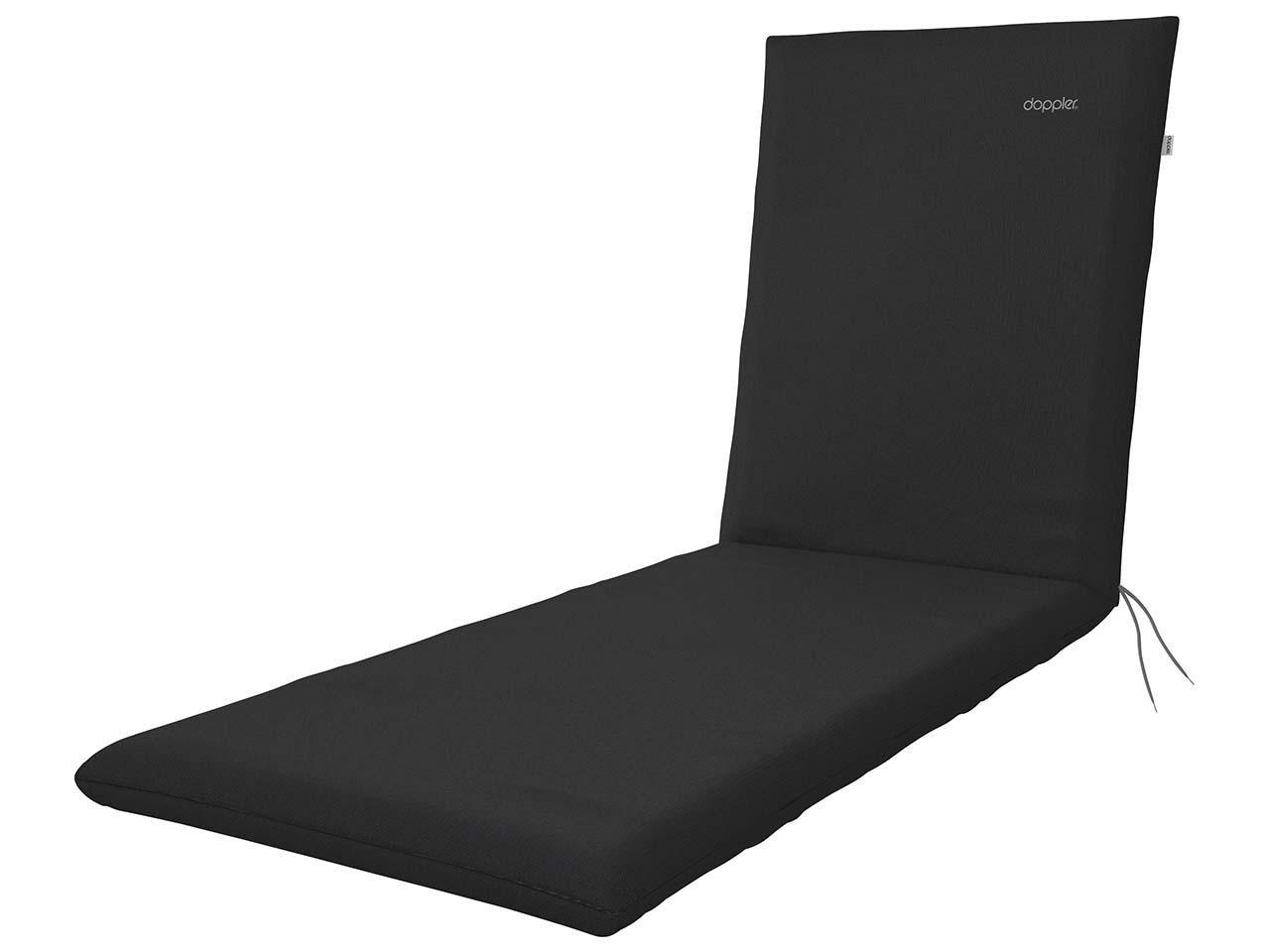 Auflage "NATURE" für Rollliegen, aus 100% R-PET, 195 x 60 x 6 cm, schwarz