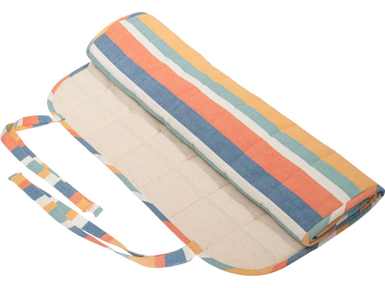 Living Crafts Strandmatte "ANTIGUA" 190x75 cm, vielseitig verwendbar, matisse/stripe