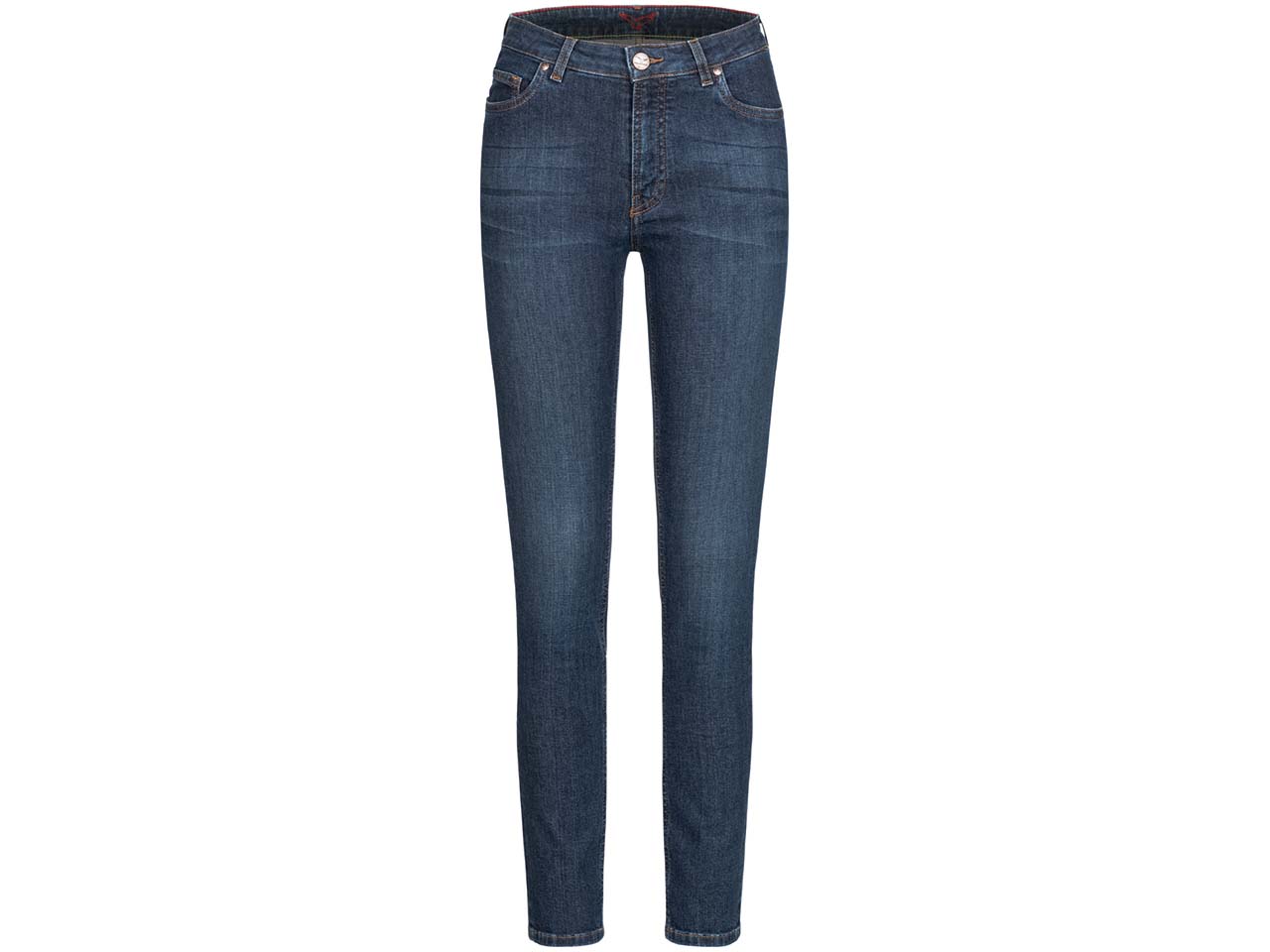 Feuervogl Bio-Damen-Skinny-Jeans "Hanna" High Waist, Hyperflex, fashion blue, Gr. 36