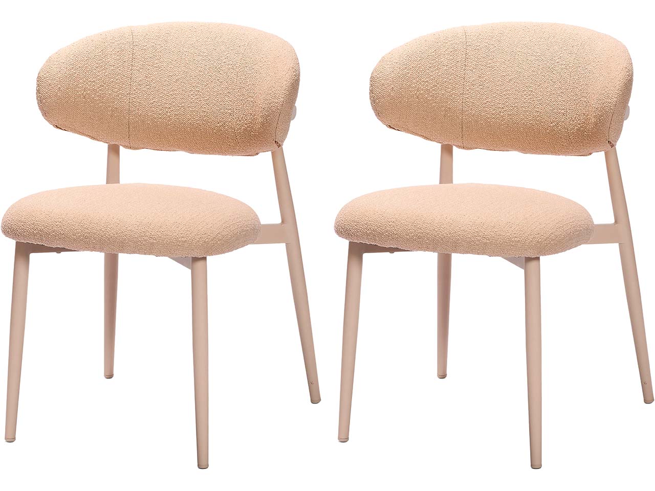 2er-Set Gartenstuhl "Cuba" Gestell: Aluminium, Sitz: Quick Dry Foam, sand