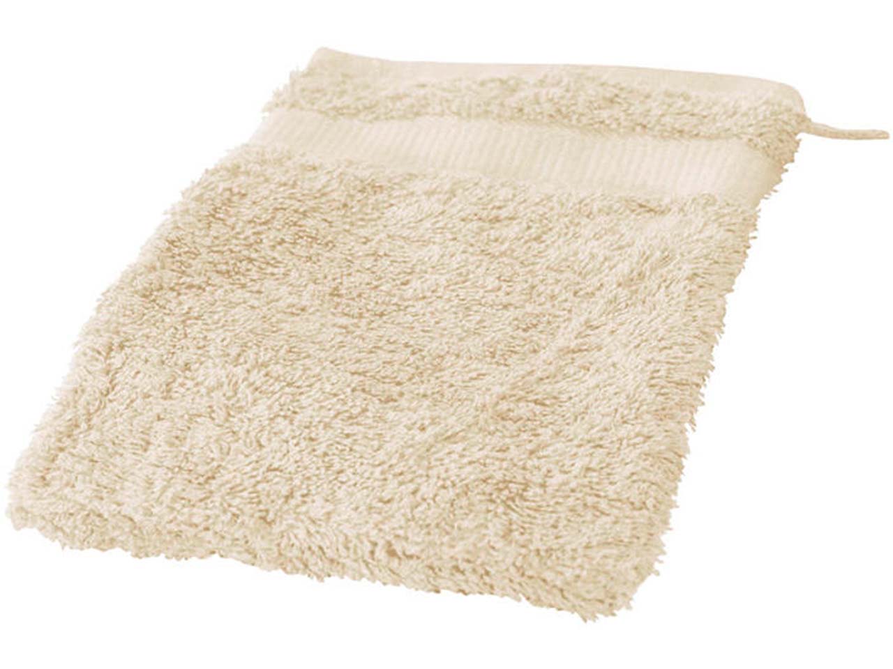 Cotonea Frottier Waschhandschuh 15 x 20 cm, Bio-Baumwolle, natur