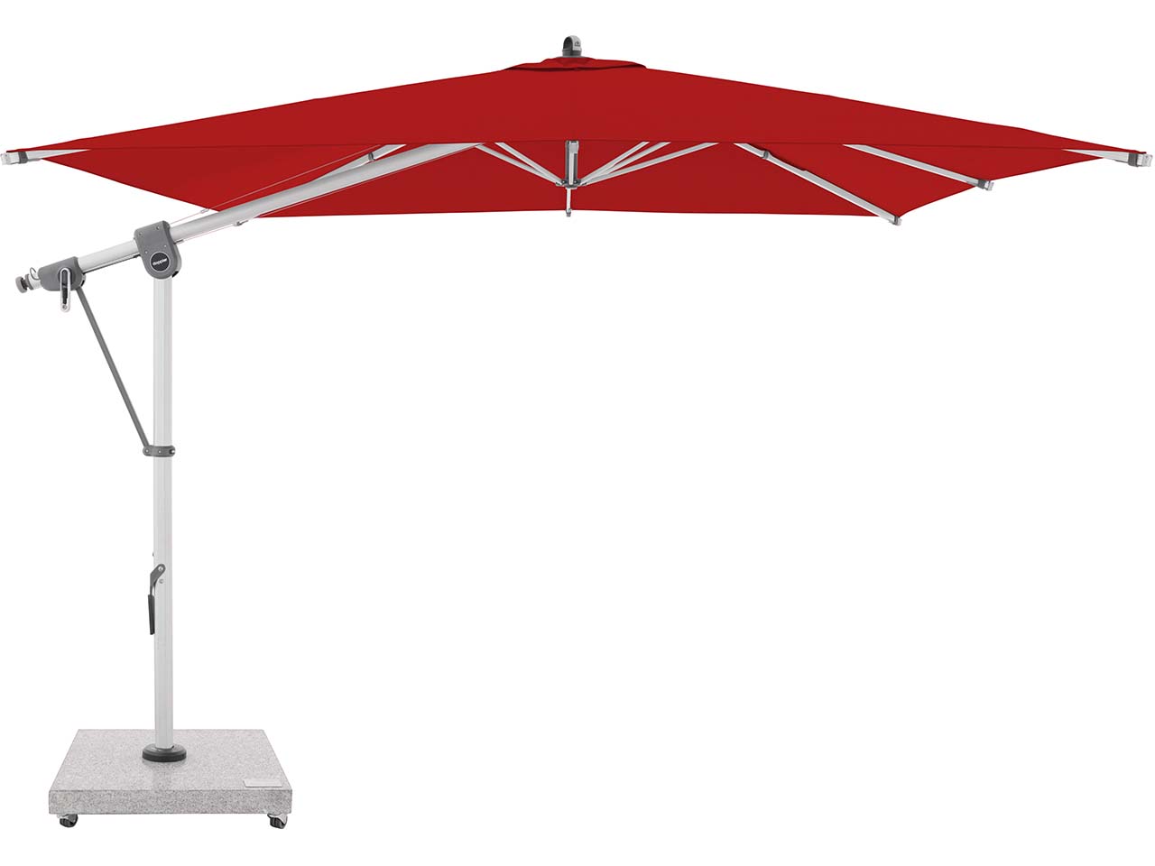 doppler Pendelschirm 'EXPERT' 300 x 300 cm, rot