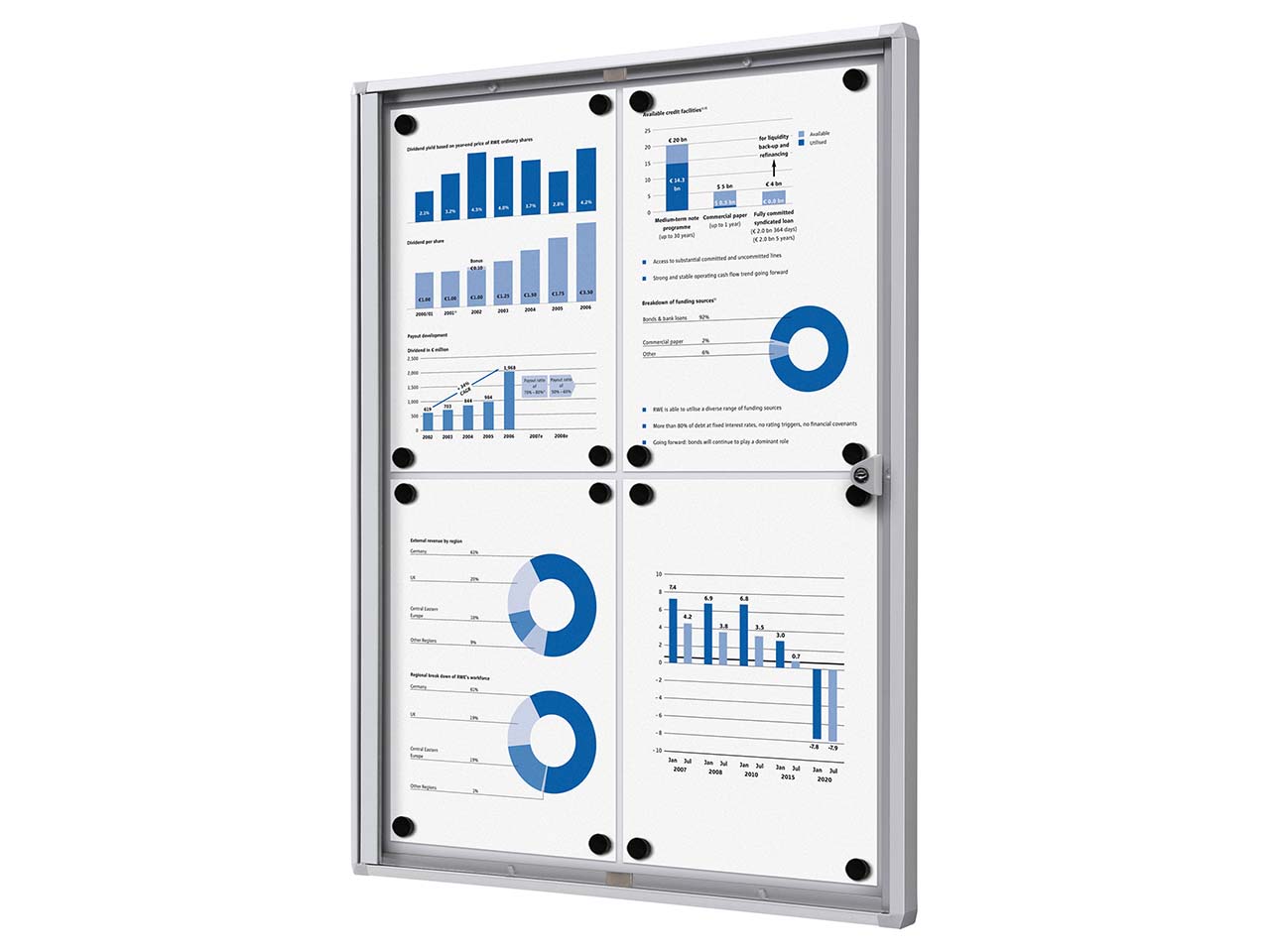 Schaukasten "Frank" 4 x DIN A4