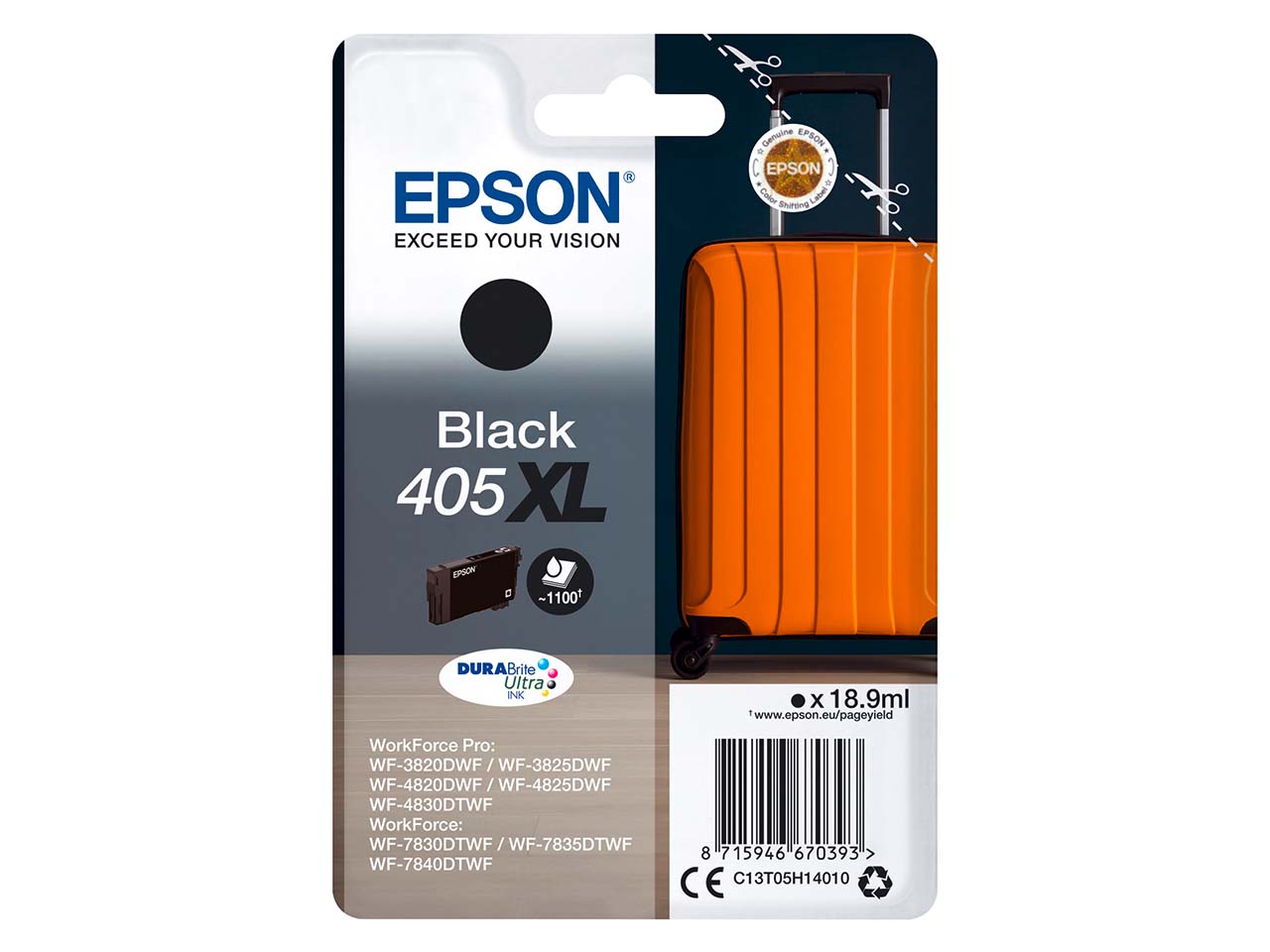 Epson Tintenpatrone 405XL schwarz