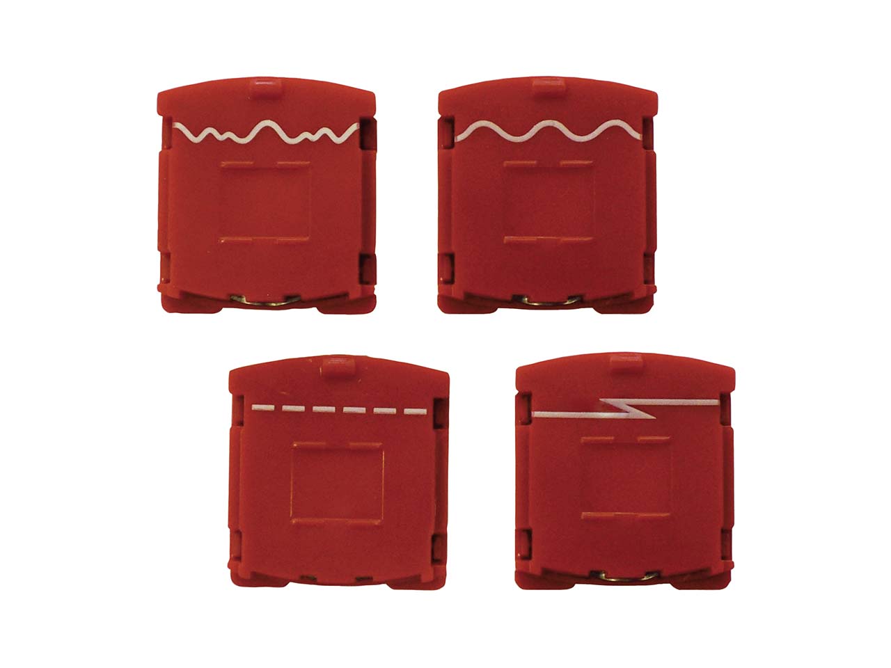 Set mit 4 Dekoschnitt Messer für Rollenschneider 505