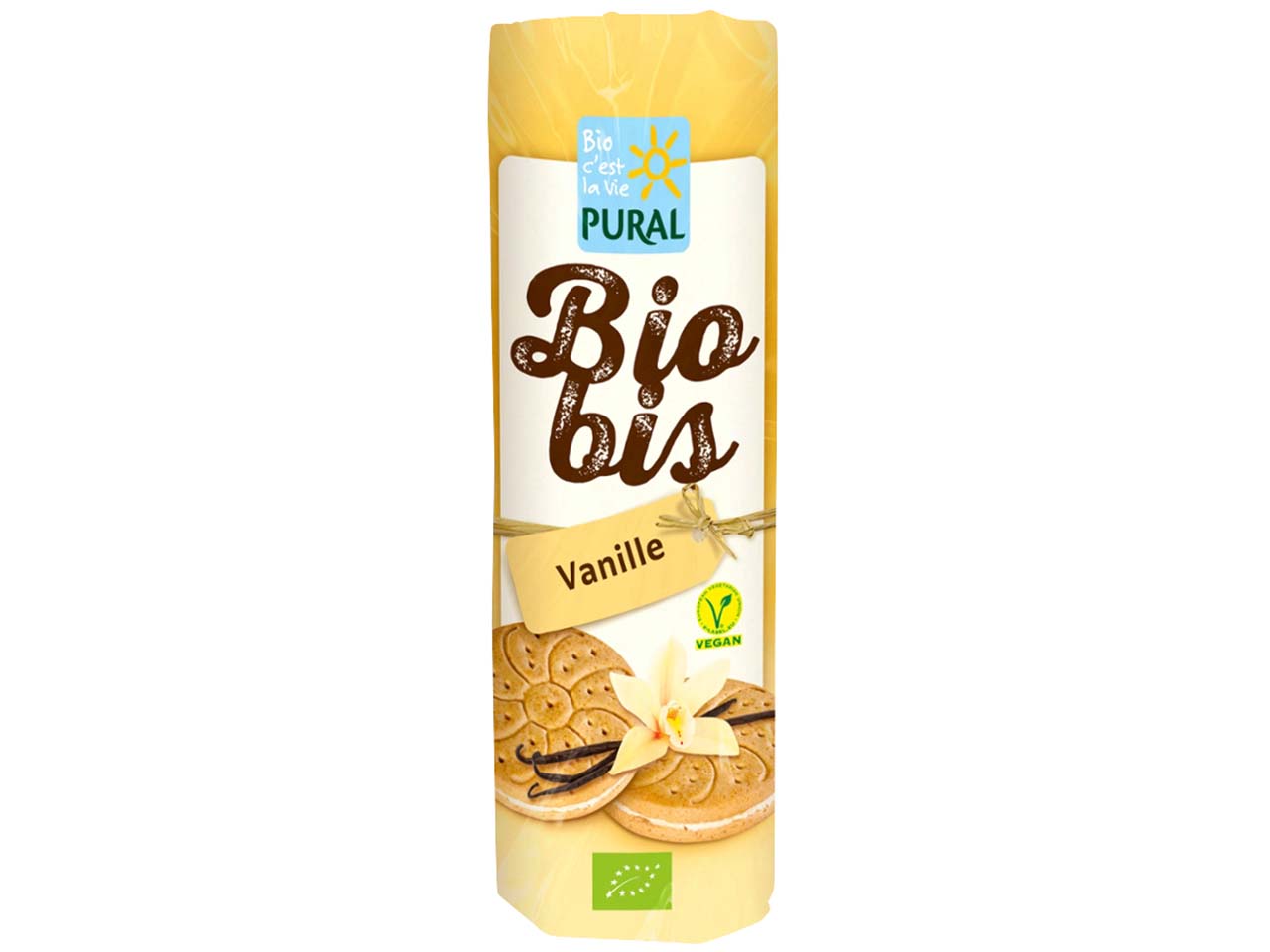 PURAL Bio-Doppelkekes mit Vanillecreme "Biobis Vanille", 300 g